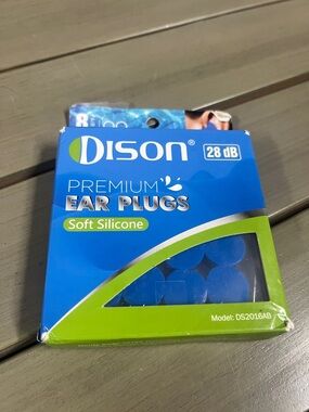 Blue Soft Silicone Premium Ear Plugs - 28 dB